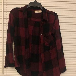 three pack of jean jacket flannel and sweater